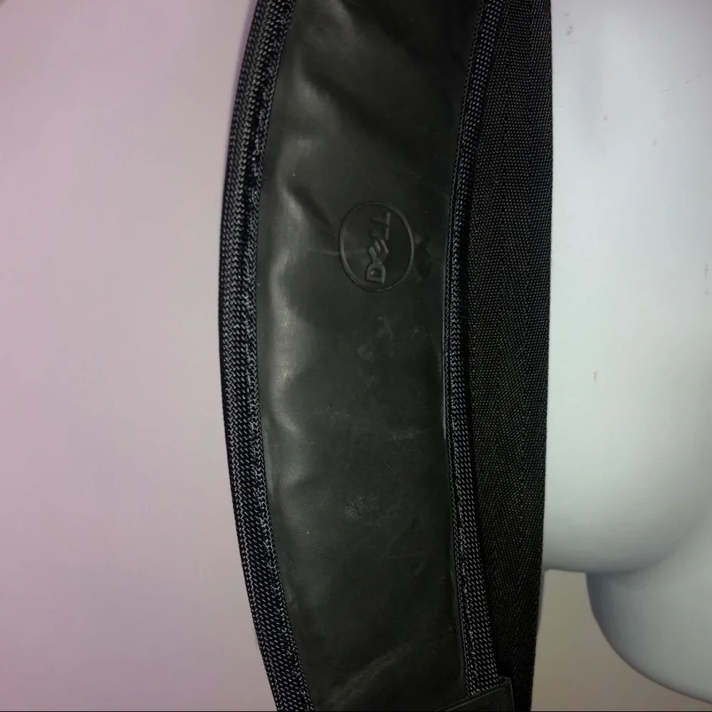 Dell Black Laptop Computer Travel Bag Padded w/Adjustable Strap‎